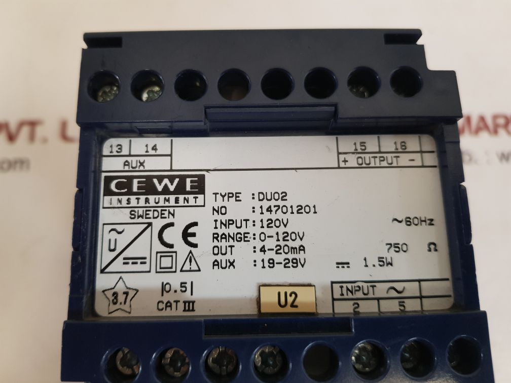 Cewe instrument du02 discrete transducer 120v - Image 6