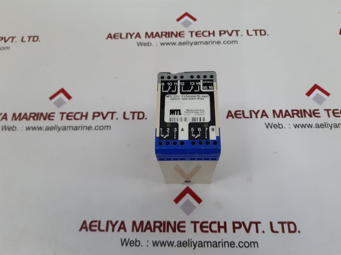 Measurement technology mtl 2211 2-channel is-input switch operated relay