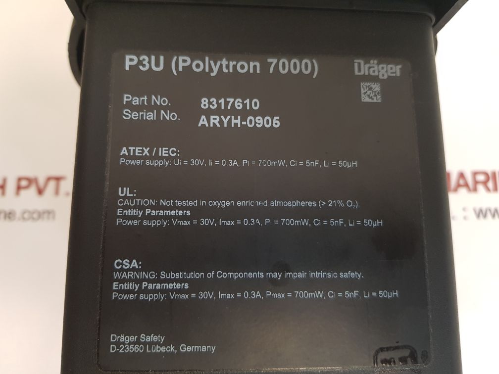 Drager 8317610 toxic gases and oxygen detector - Image 7