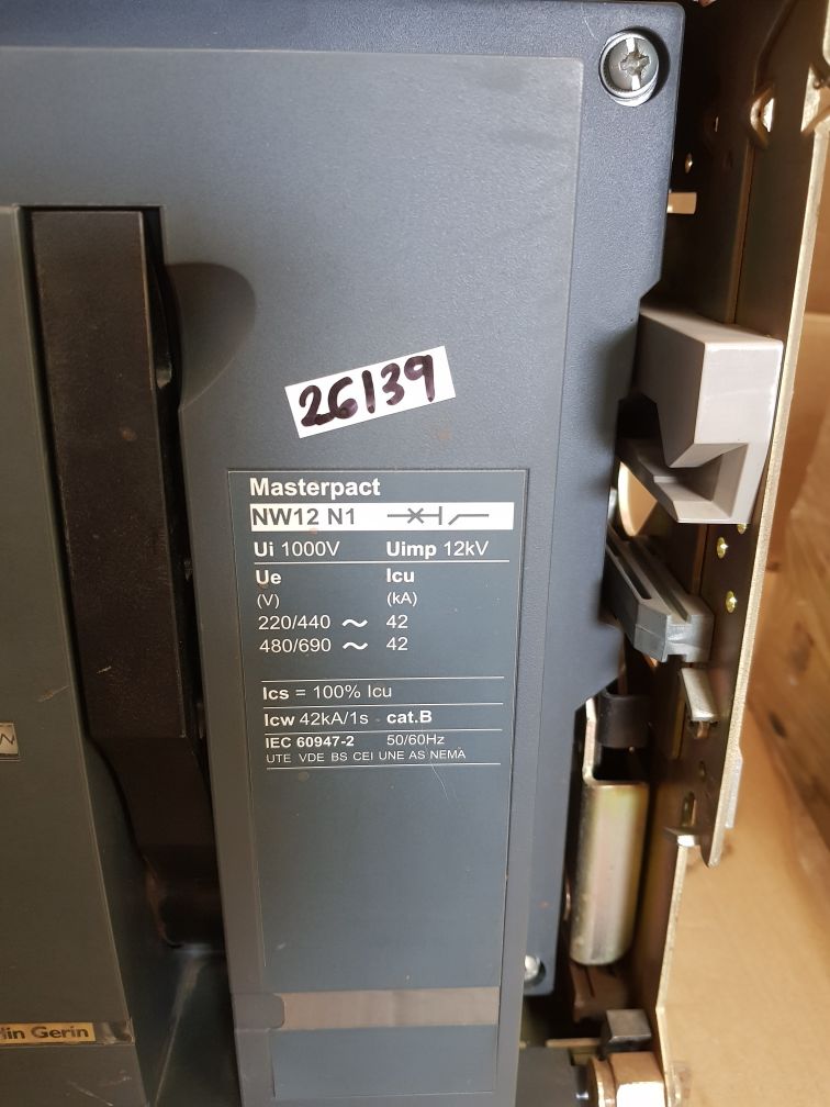 Merlin Gerin Nw12 N1 1250a Circuit Breaker 1000v - Image 6