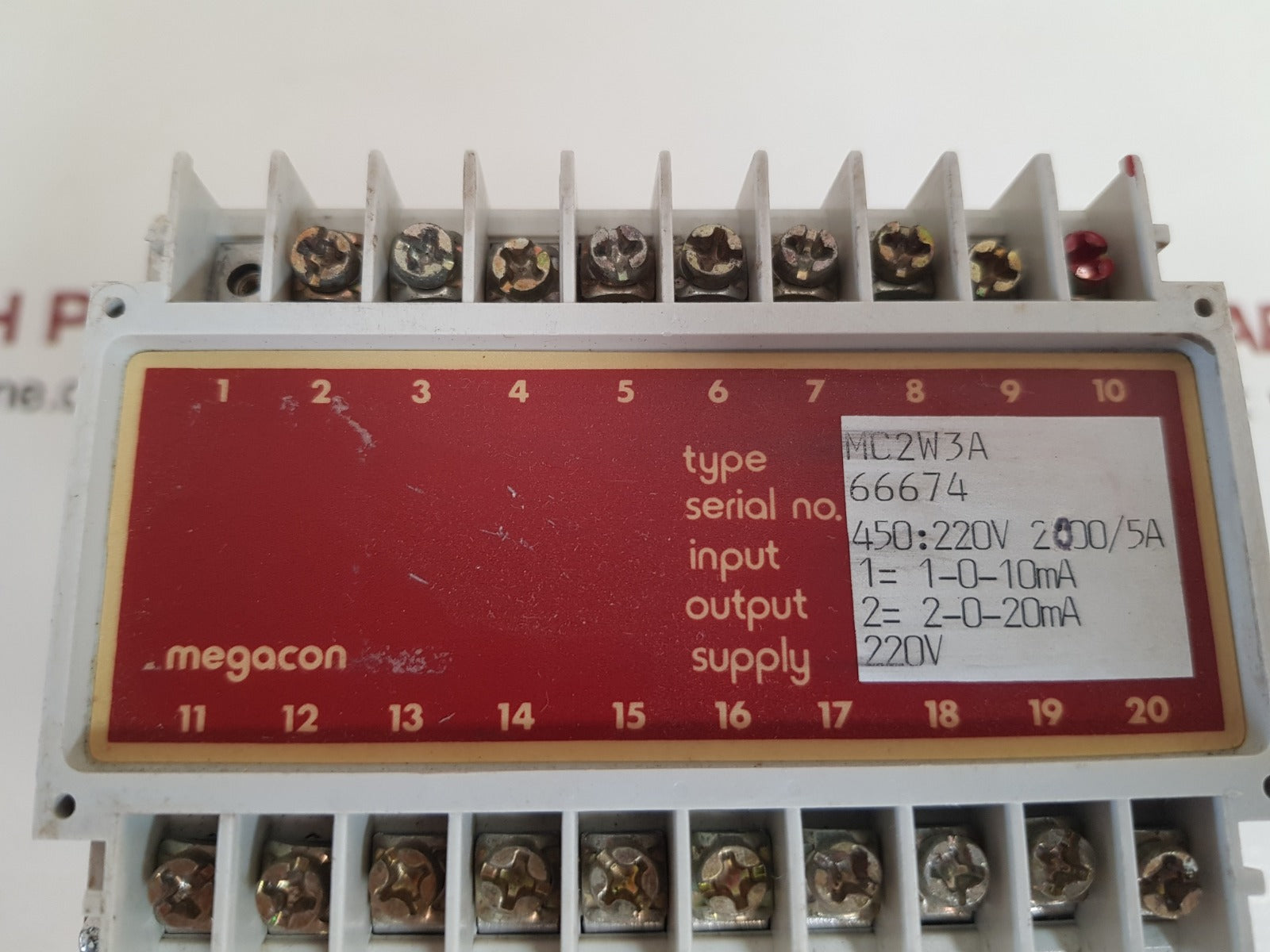 Megacon Mc2W3A Relay 220V - Image 8