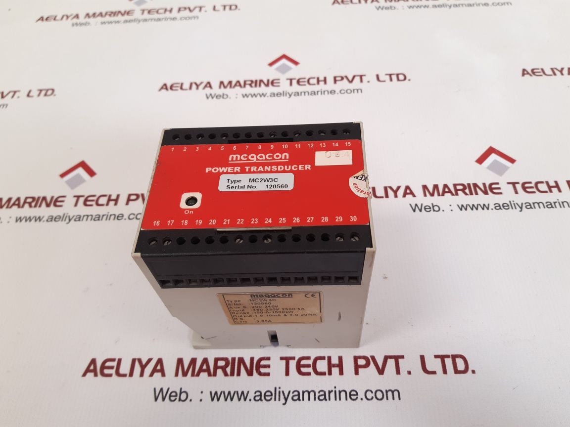 Megacon mc2w3c power transducer 2500/5a