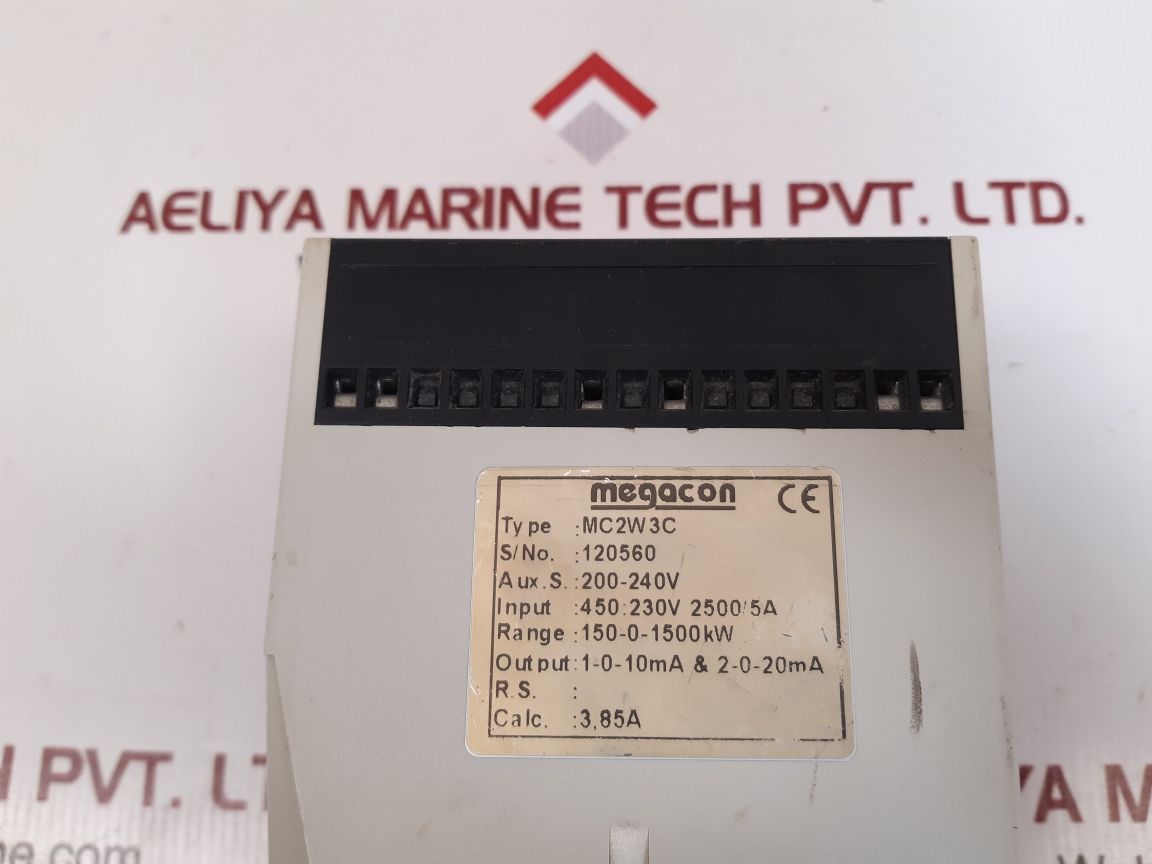 Megacon mc2w3c power transducer 2500/5a - Image 4