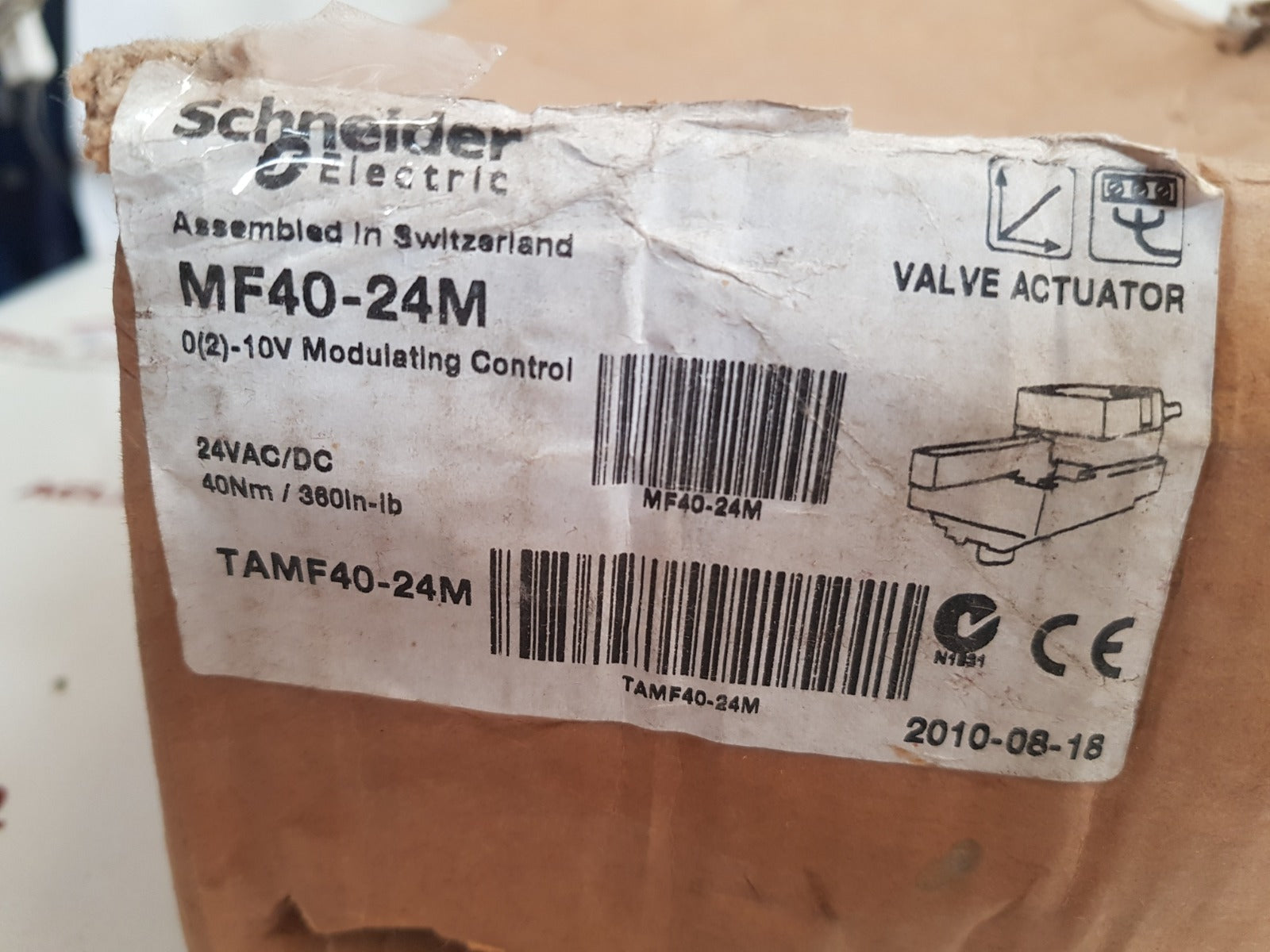 Schneider mf40-24m butterfl y valve actuator - Image 3