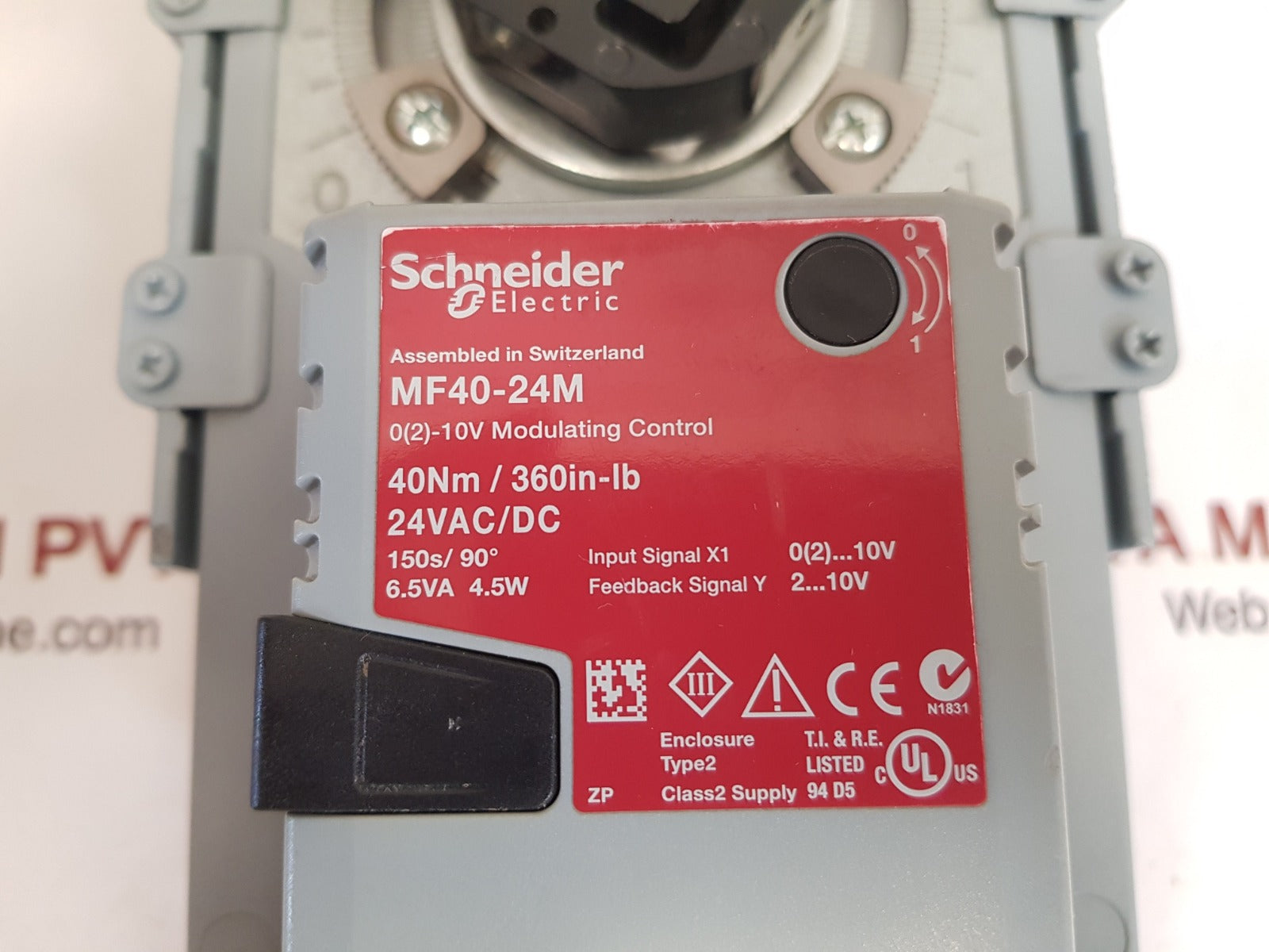 Schneider mf40-24m butterfl y valve actuator - Image 4