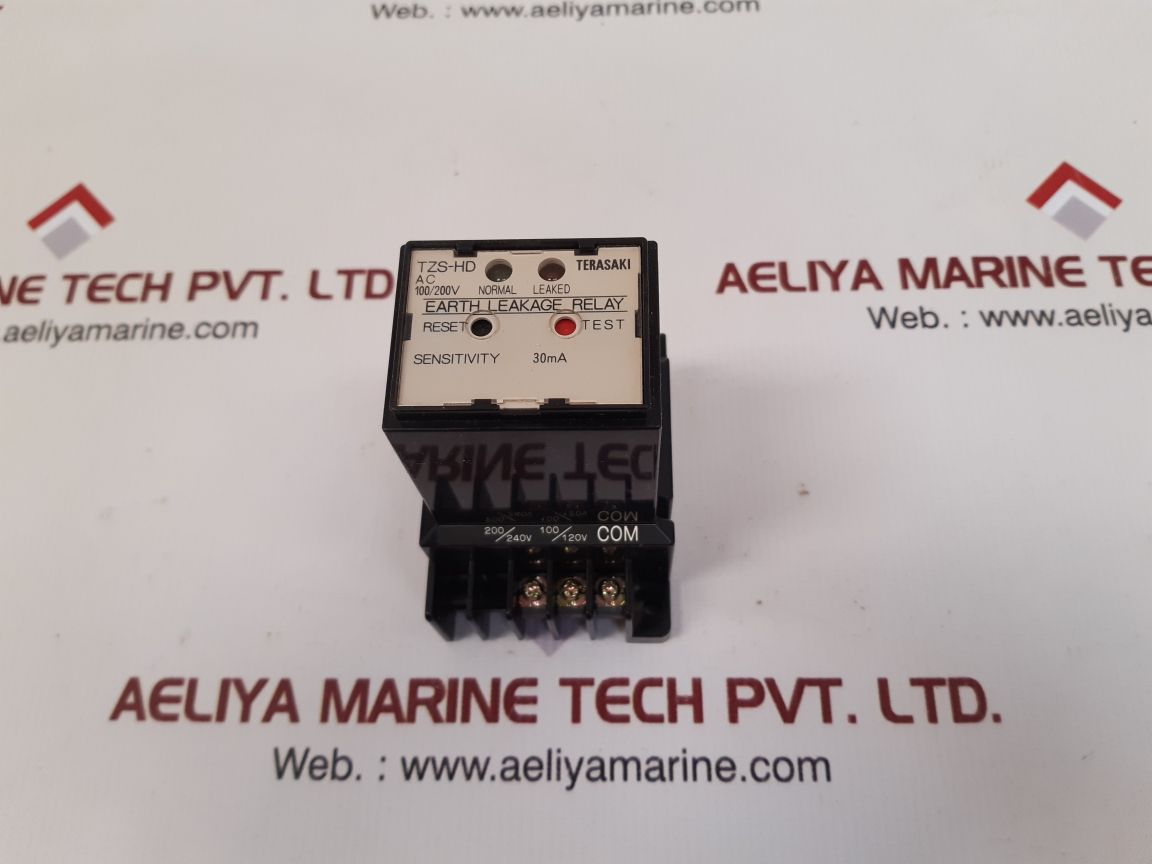 Terasaki Tzs-hd Earth Leakage Relay Ac 100/200V - Image 2