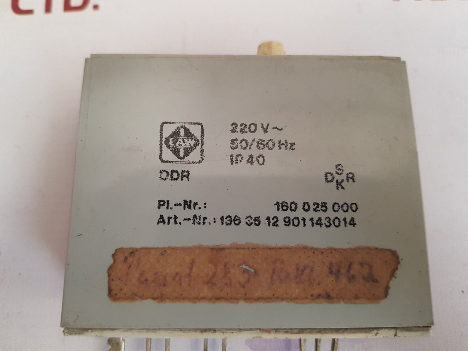 Ddr Eaw relog 2tz21 timing relay Used - Image 7