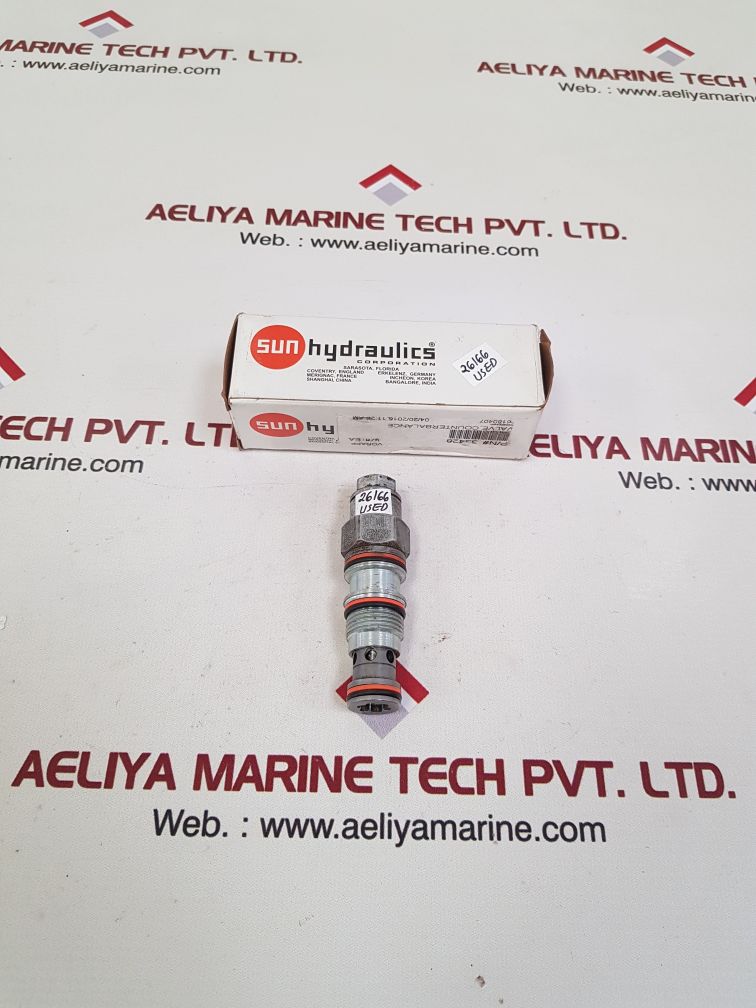 Sun hydraulics 980501ub01 counter balance valve 33428