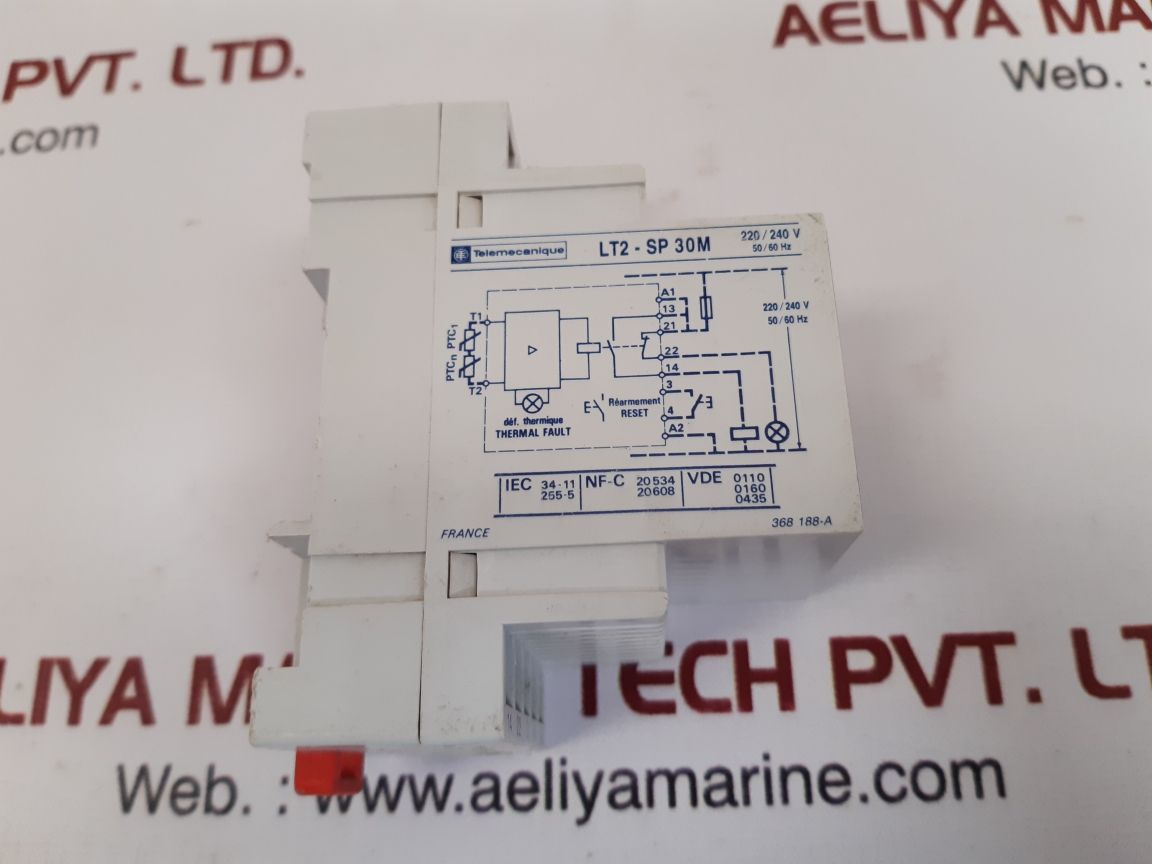 Telemecanique Lt2Sp30M Thermistor Protection Relay 50/60Hz - Image 5