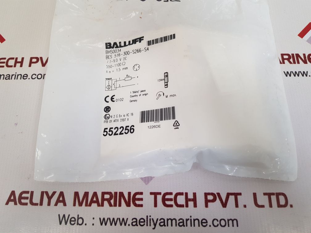 Balluff bes 516-300-s266-s4 inductive standard sensor bhs0034 - Image 2