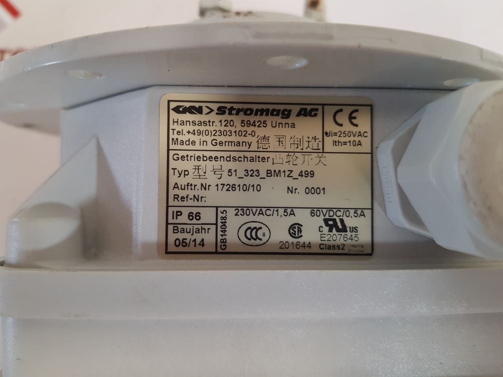 Stromag 51_323_bm1z_499 geared cam limit switch - Image 6