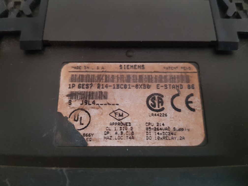 Siemens 6es7 214-1bc01-0xb0 simatic s7-200 plc module - Image 6