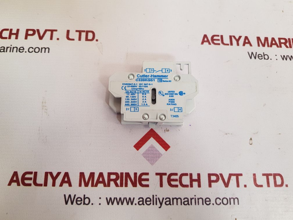 Eaton cutler-hammer c320kgs1 auxiliary contact - Image 2