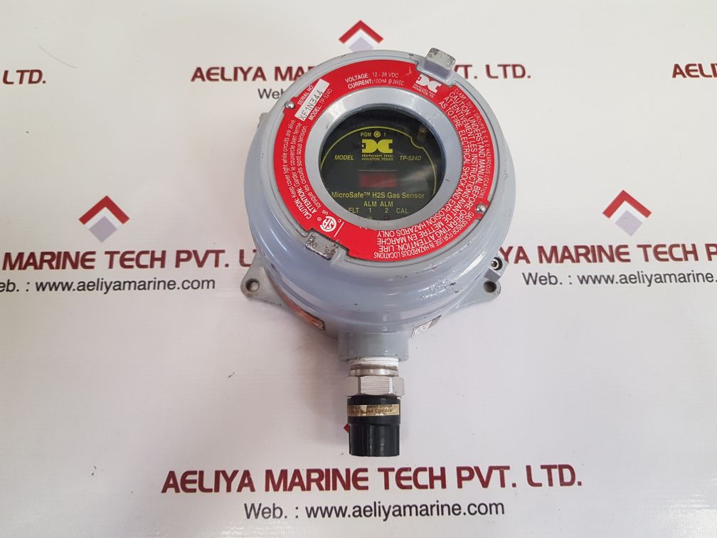 Detcon tp-524d combustible microsafe h2s gas sensor