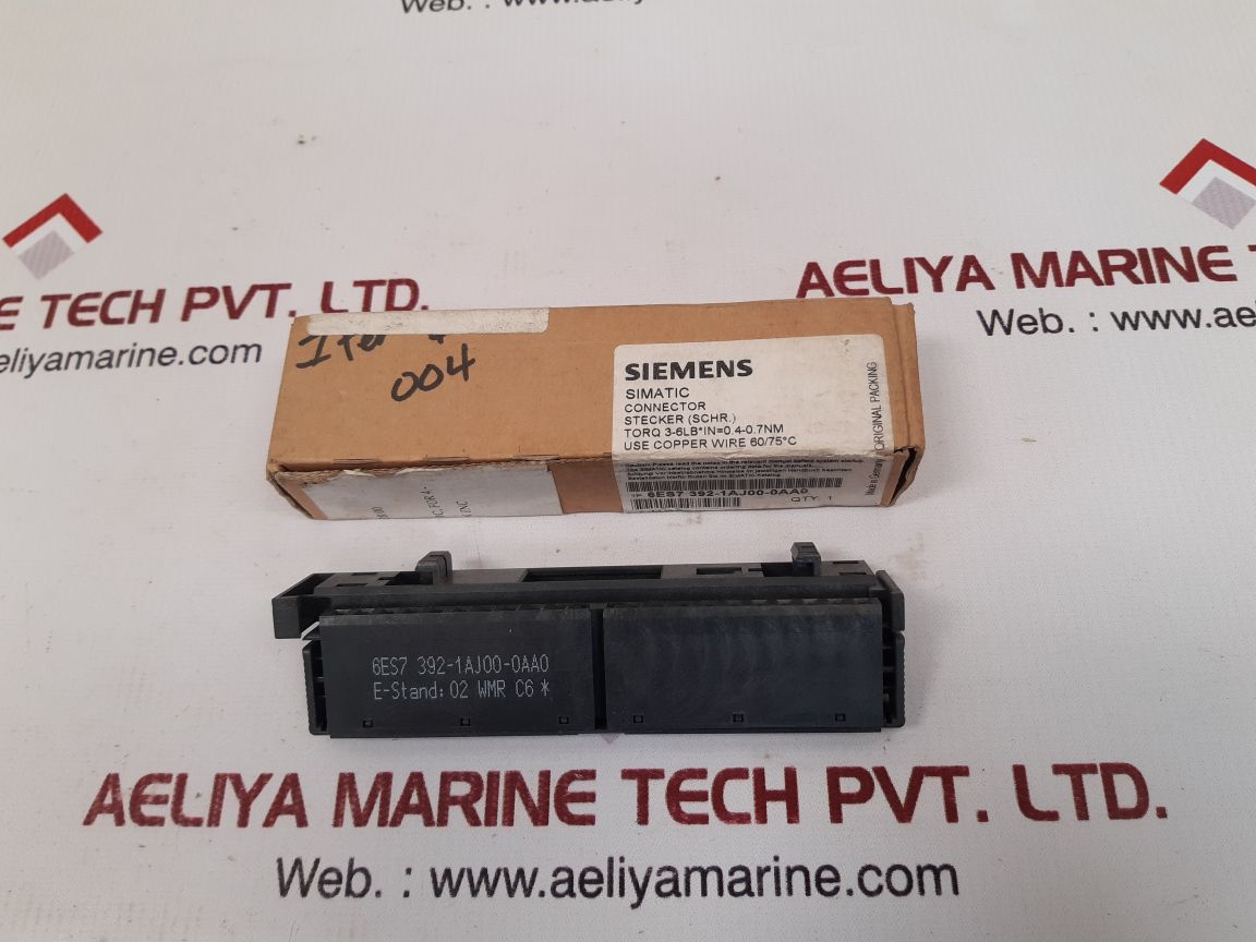 Siemens 6Es7 392-1Aj00-0Aa0 Simatic Connector Wmr C6