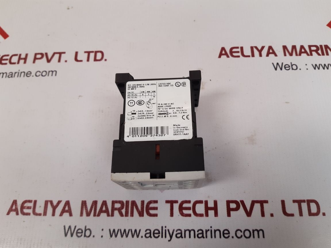 Siemens Sirius 3Rh1131-1Bb40 Contactor Relay 10A 240V Ac - Image 5