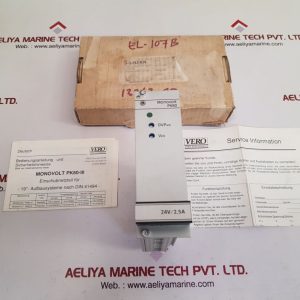 Vero Electronics Monovolt Pk60-iii Ce/Pf Power Supply 116-010077K 115-230 Vac