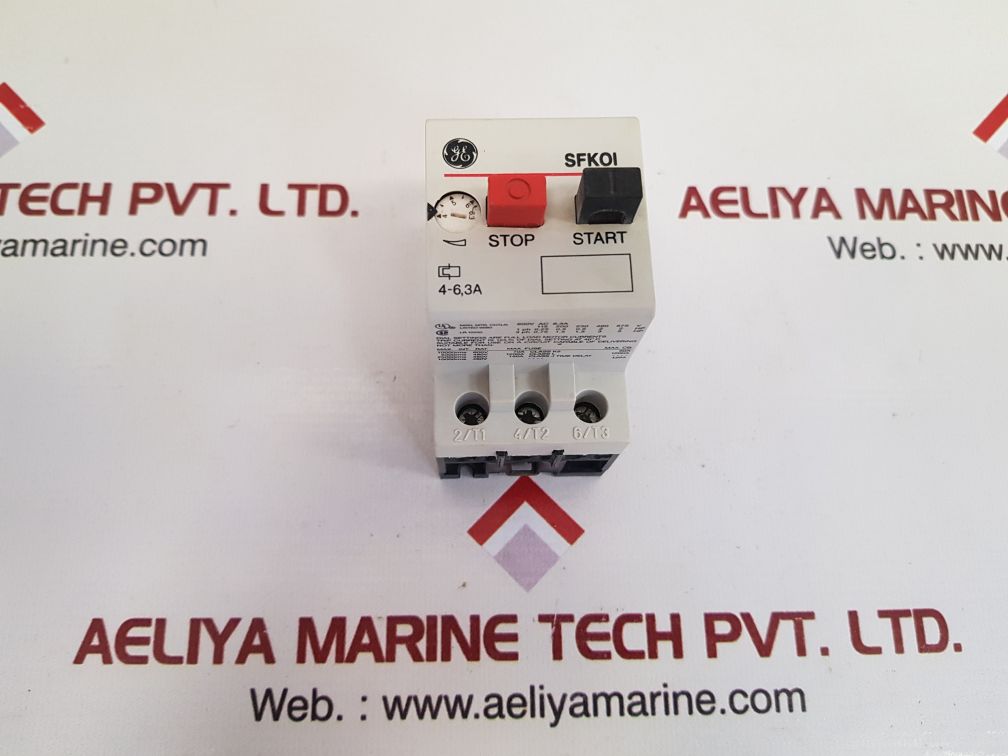 General Electric Sfkoi Manual Motor Starter 600V Ac 6,3A - Image 2