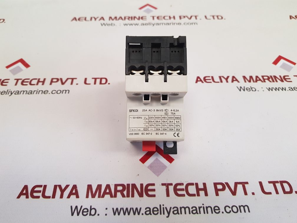 General Electric Sfkoi Manual Motor Starter 600V Ac 6,3A - Image 6