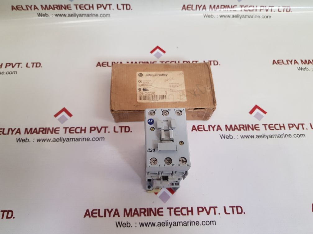 Allen-bradley 100-c30Z*00 Series B Contactor 45 Amps 600V Ac