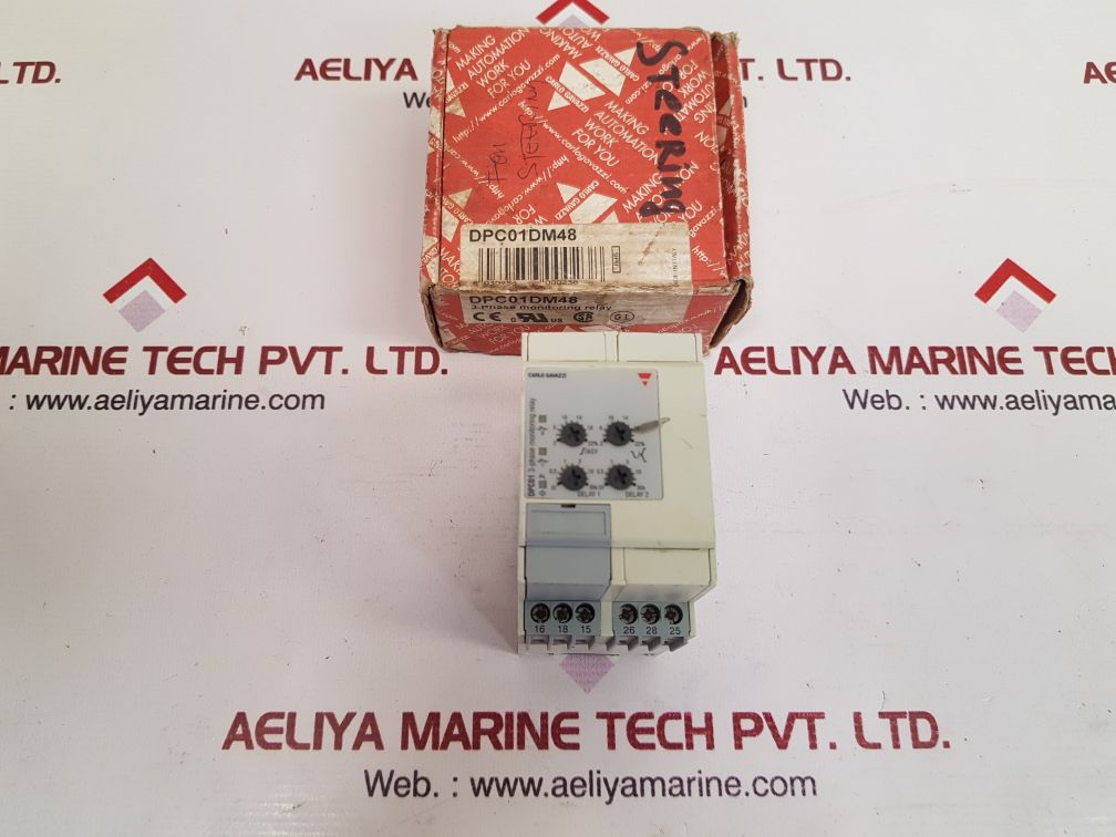 Carlo Gavazzi Dpc01Dm48400Hzb013 3-phase Monitoring Relay 380/440 Vac