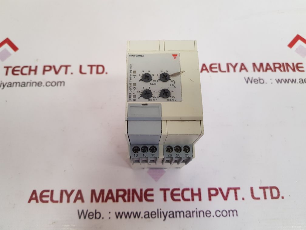 Carlo Gavazzi Dpc01Dm48400Hzb013 3-phase Monitoring Relay 380/440 Vac - Image 2