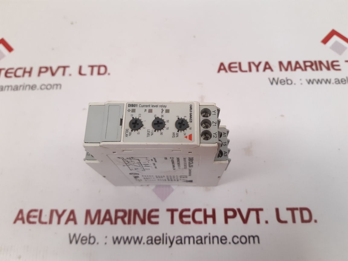 Carlo Gavazzi Dib01Cb235A Current Monitoring Level Relay 115/230 Vac