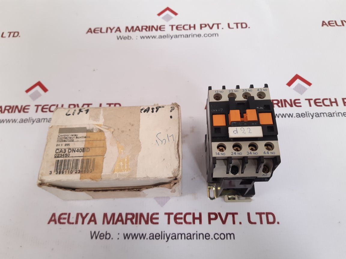 Telemecanique Ca3 Dn40Bd Coil Control Relay 023450 24V