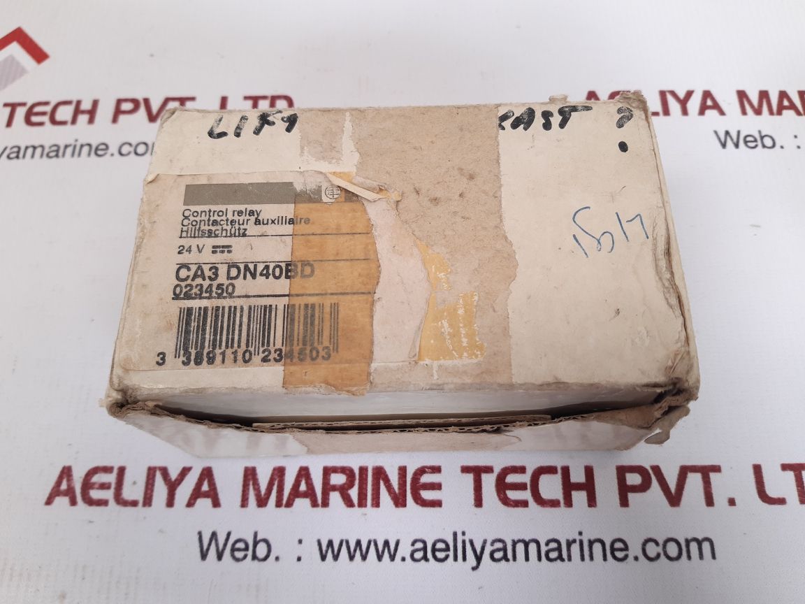 Telemecanique Ca3 Dn40Bd Coil Control Relay 023450 24V - Image 4