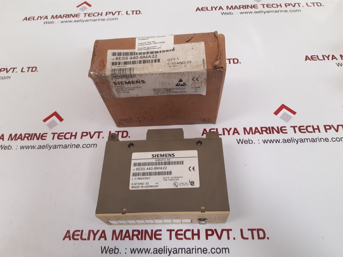 Siemens Simatic S5 Digital Output Module 6Es5 440-8Ma22 4X24V Dc/2A