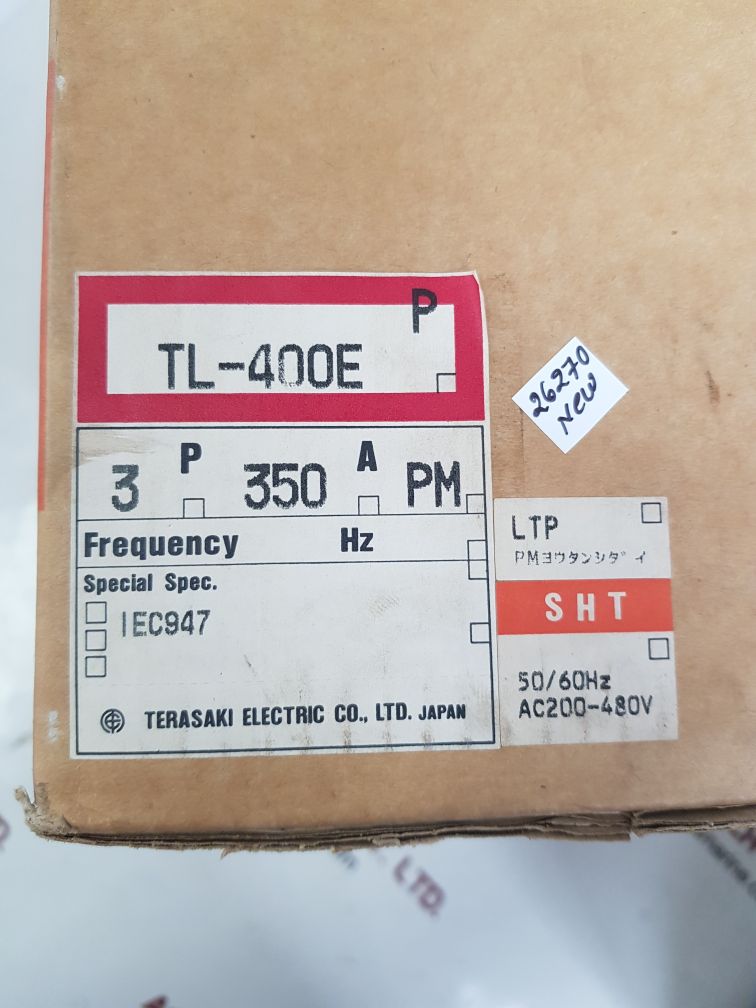 Terasaki tl-400e 3-pole circuit breaker 350a - Image 3