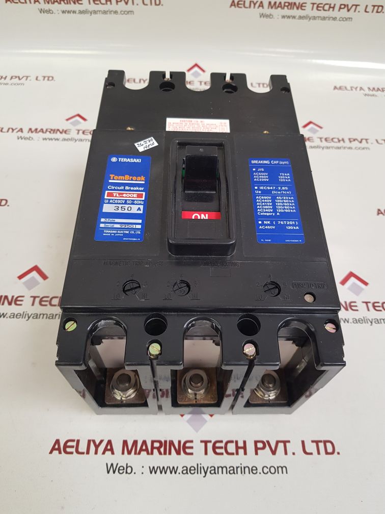 Terasaki tl-400e 3-pole circuit breaker 350a - Image 5
