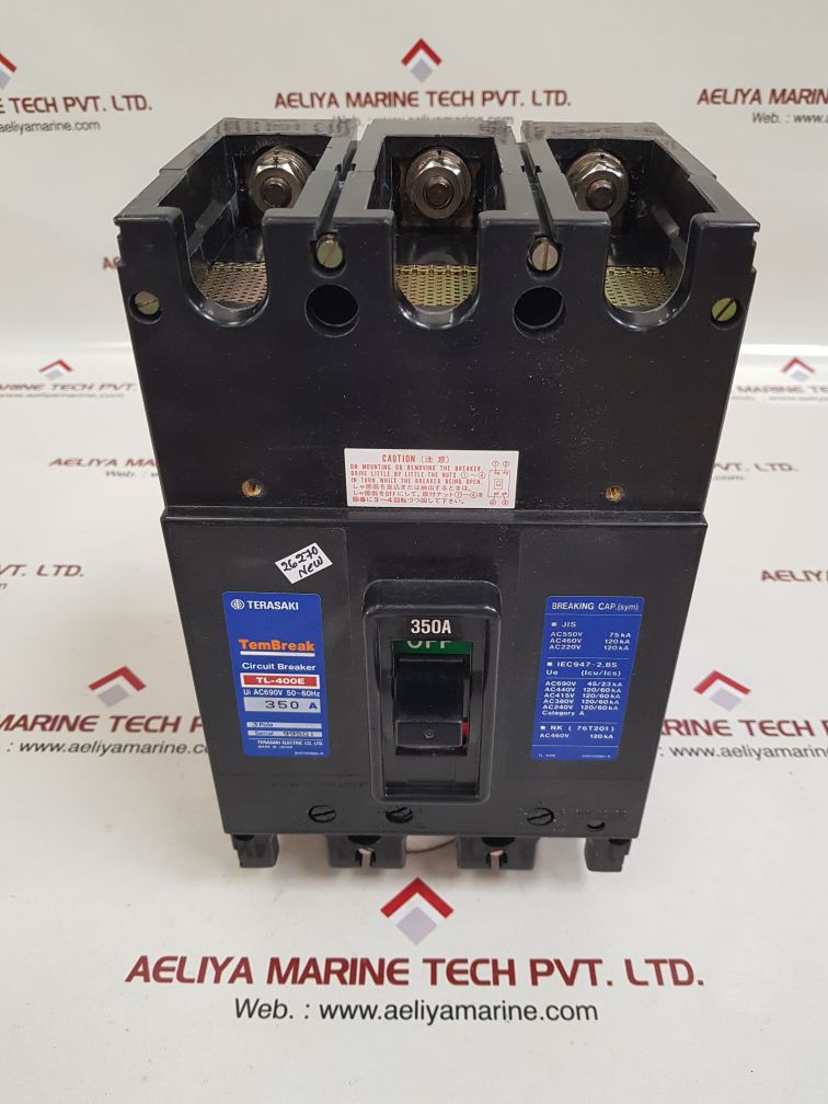Terasaki tl-400e 3-pole circuit breaker 350a - Image 6