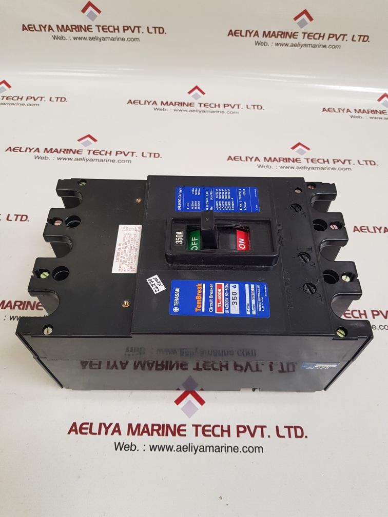 Terasaki tl-400e 3-pole circuit breaker 350a - Image 7