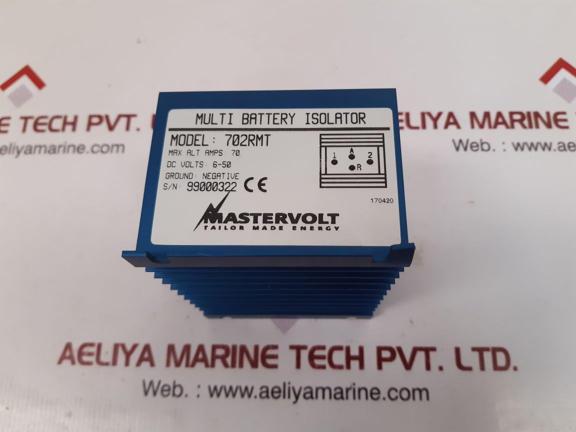 Mastervolt 702Rmt Multi Battery Isolator 6-50 Dc Volts - Image 2