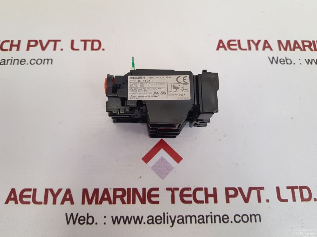 Mitsubishi Th-n12Kp Thermal Overload Relay 690V 1.7A 1Fa 029 - Image 5