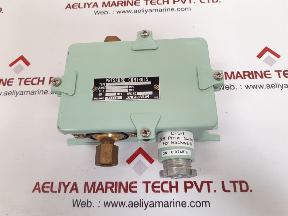 Saginomiya Yns-c106Wgq Pressure Control Switch 1.5 Mpa