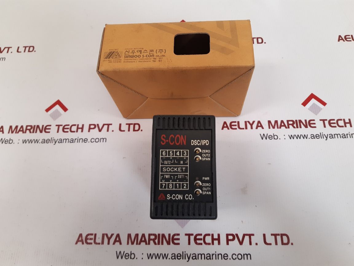 Sinwoo S-con Dsc/Ipd Dsc-9H88-y Isolated Dc Signal Converter 24V Dc