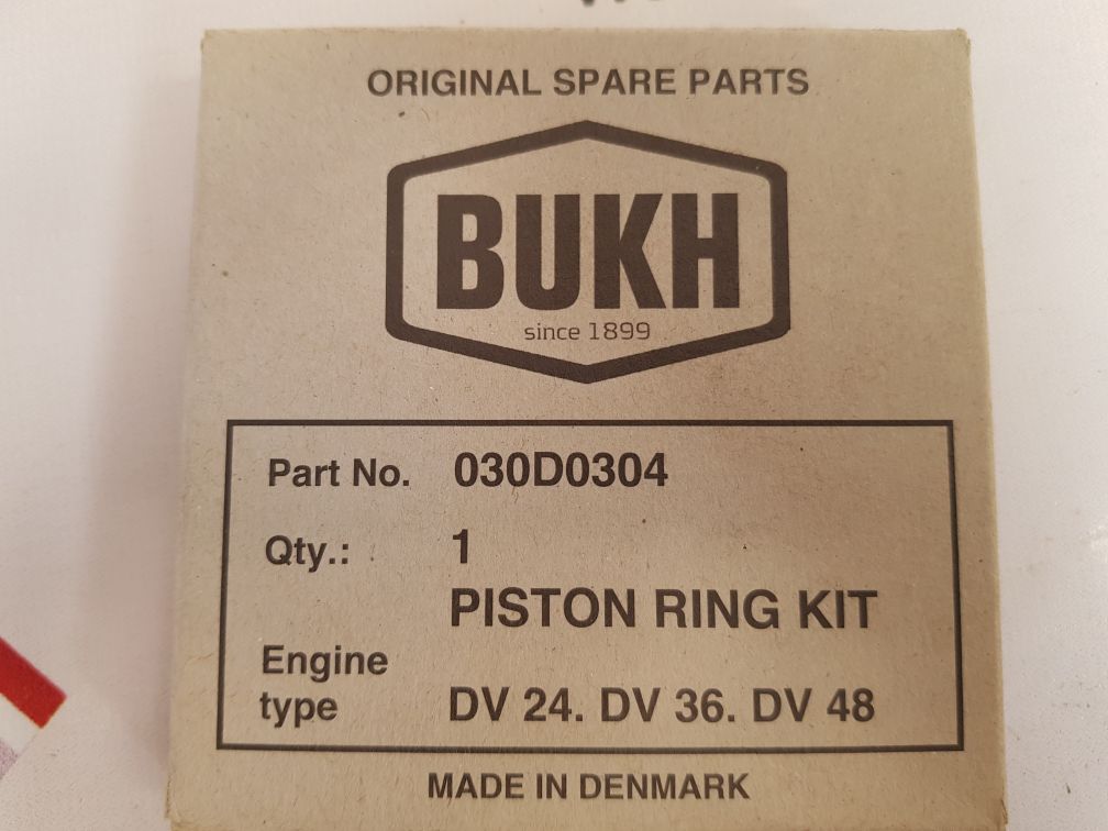 Bukh 030D0304 Piston Ring Set Engine Bore - Image 6