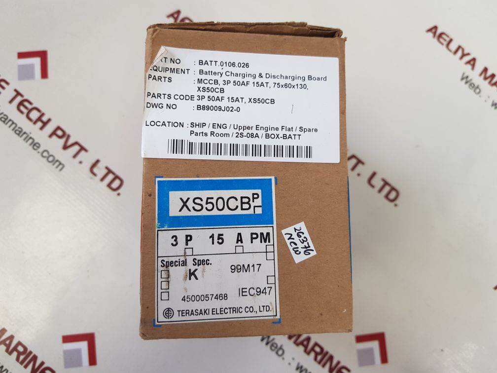 Terasaki xs50cb circuit breaker 15a - Image 2