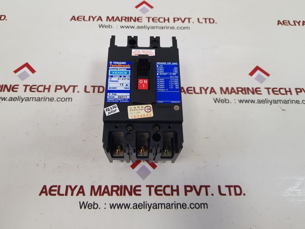 Terasaki xs50cb circuit breaker 15a - Image 3