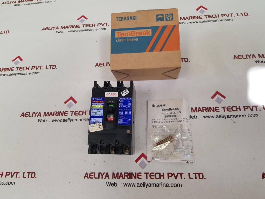 Terasaki Electric Xe100Ns Circuit Breaker 3-pole 50A Ac660V 50~60Hz