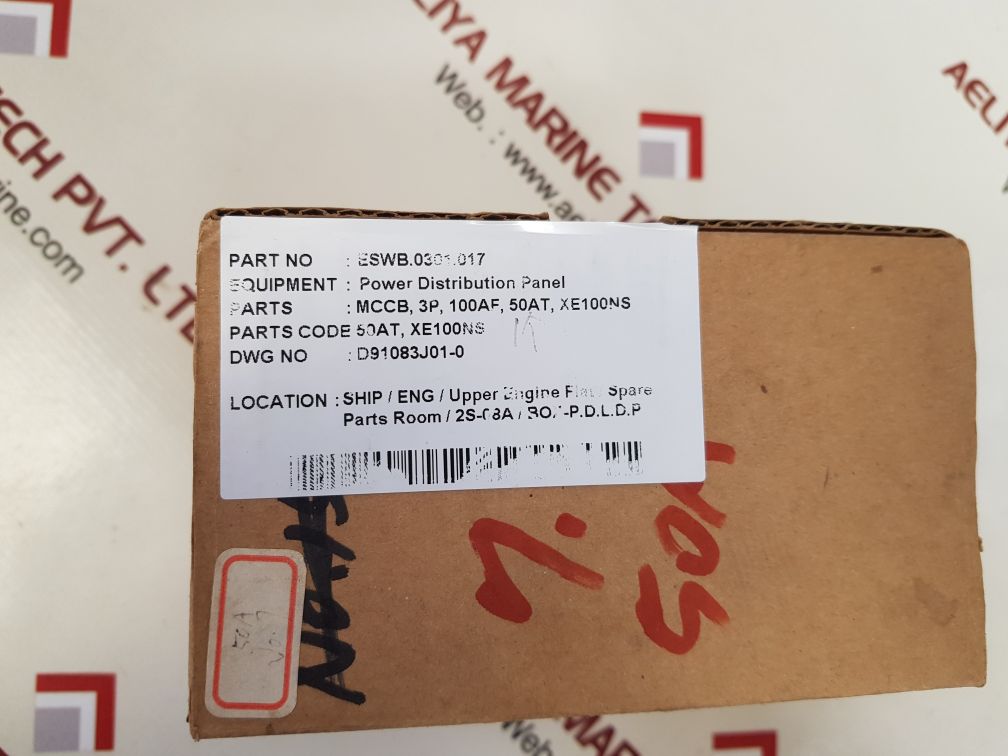 Terasaki Electric Xe100Ns Circuit Breaker 3-pole 50A Ac660V 50~60Hz - Image 8