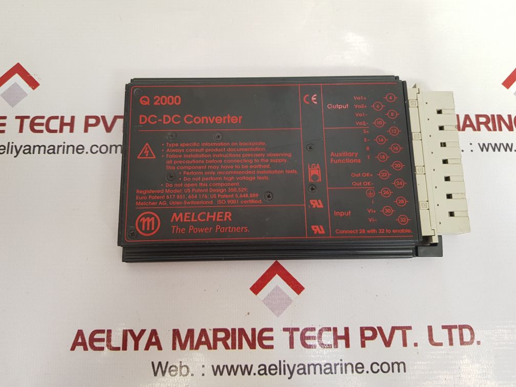 Melcher Q 2000 Dc-dc Converter 14.4-36Vdc - Image 3