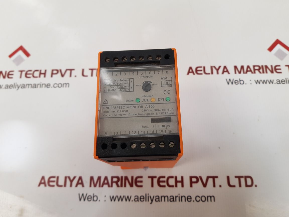 Ifm Electronic A300 Speed Monitor Da0001 - Image 2