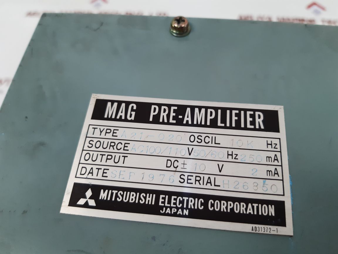 Mitsubishi A21-020 Mag Pre-amplifier Ac 100/110V 50/60Hz - Image 4