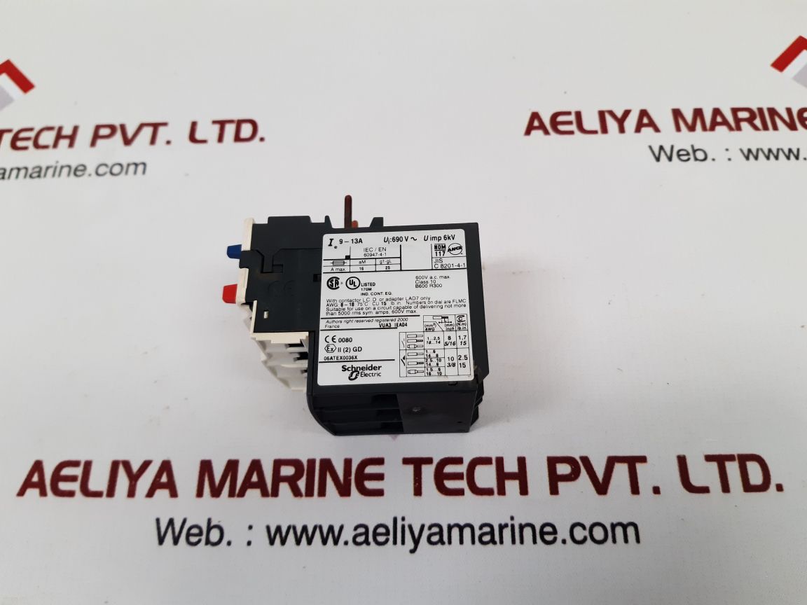 Telemecanique Lr3D16 Thermal Overload Relay Tesys-034698 Class 10, 600Vac - Image 4