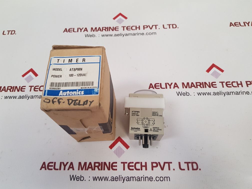 Autonics At8Pmn Power Off Delay Timer 250 Vac 50/60Hz