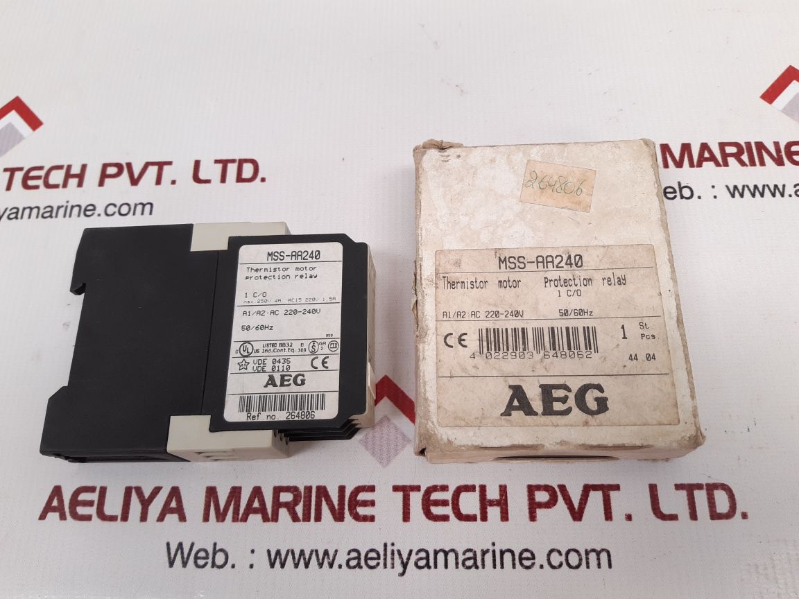 Aeg Mss-aa240 Thermistor Motor Protection Relay