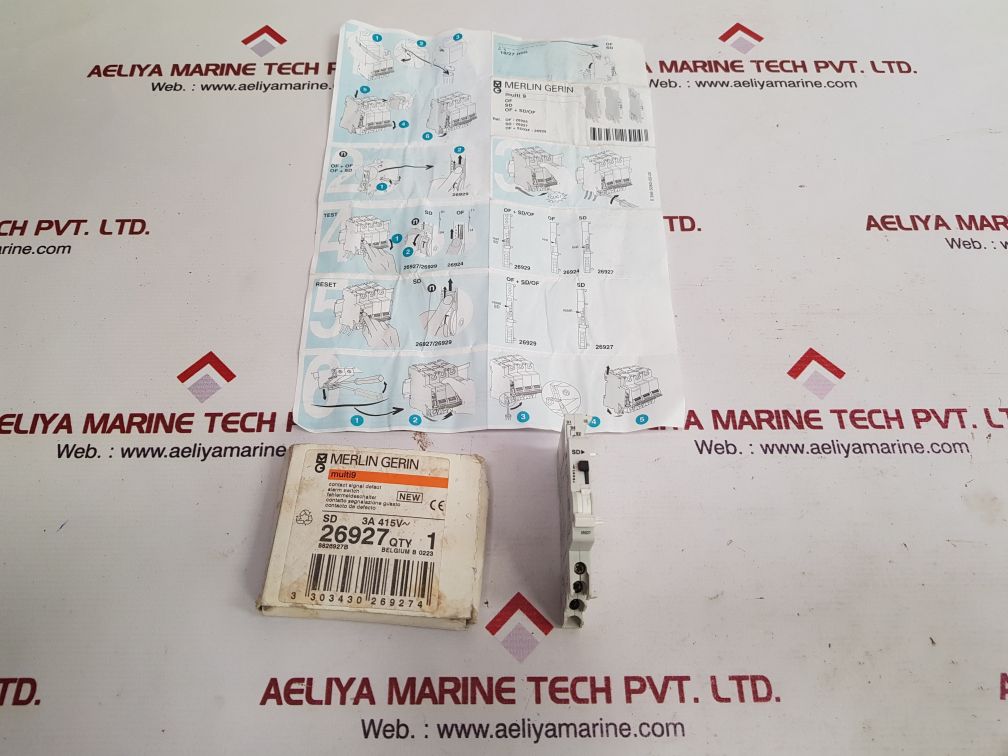 Merlin Gerin Sd 26927 Contact Signal Default Alarm Switch